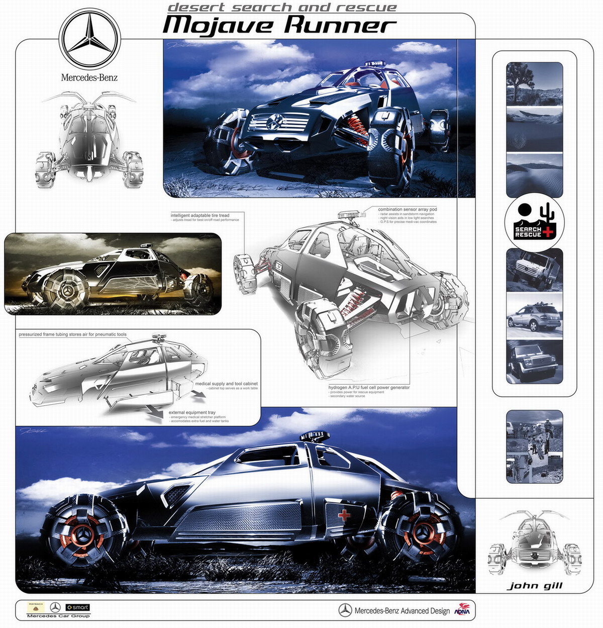Concept-Car Mercedes MOJAVE RUNNER